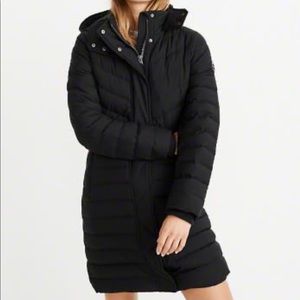 Abercrombie & Fitch stretch down parka, size XS